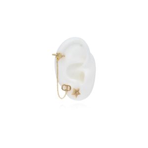 Arete Chapa de Oro set 2 pz
