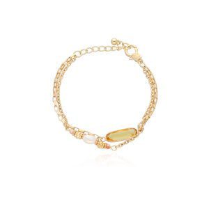 Pulsera Chapa de Oro