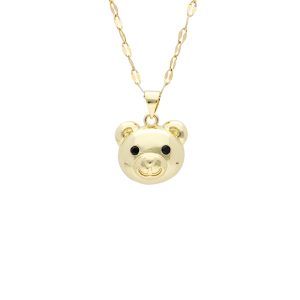 Collar Chapa de Oro y Acero