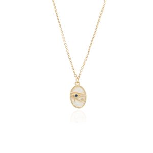 Collar Chapa de Oro y Acero