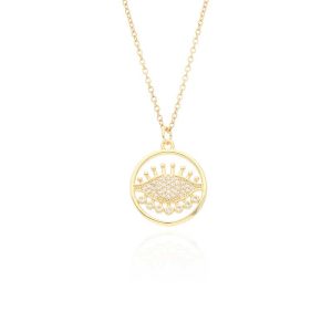 Collar Chapa de Oro y Acero