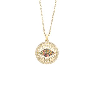 Collar Chapa de Oro y Acero