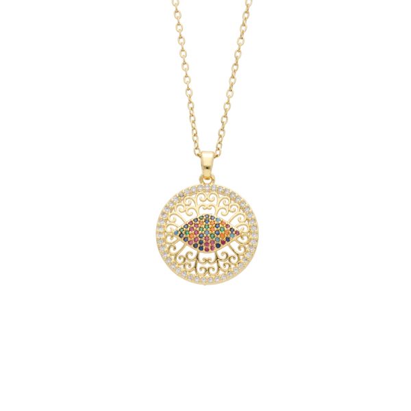 Collar Chapa de Oro y Acero