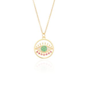 Collar Chapa de Oro y Acero