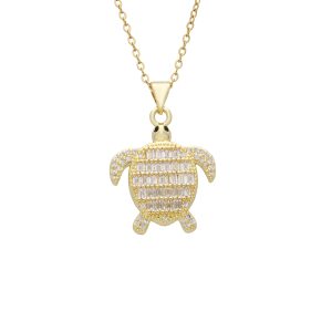Collar Chapa de Oro y Acero