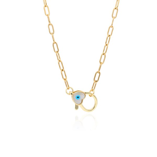Collar Chapa de Oro y Acero