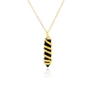 Collar Chapa de Oro y Acero