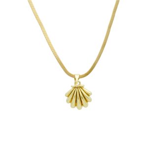 Collar Chapa de Oro y Acero