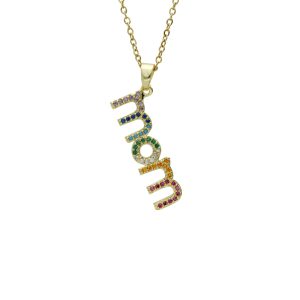 Collar Chapa de Oro y Acero