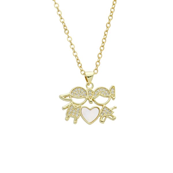 Collar Chapa de Oro y Acero