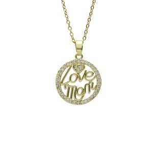 Collar Chapa de Oro y Acero
