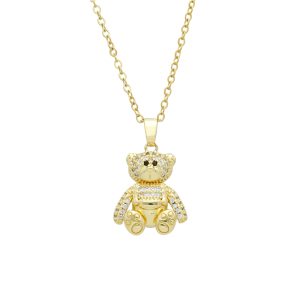 Collar Chapa de Oro y Acero