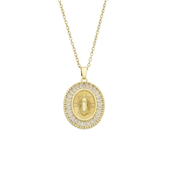 Collar Chapa de Oro y Acero