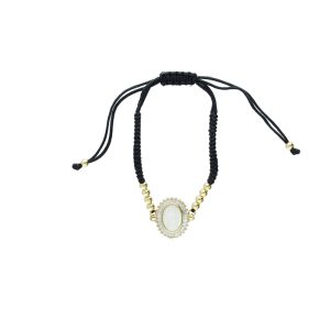 Pulsera Chapa de Oro y Acero