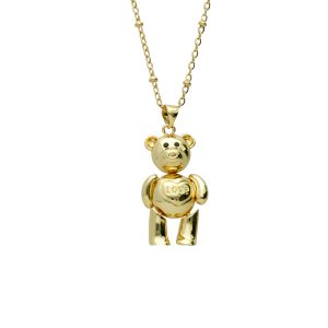 Collar Chapa de Oro y Acero