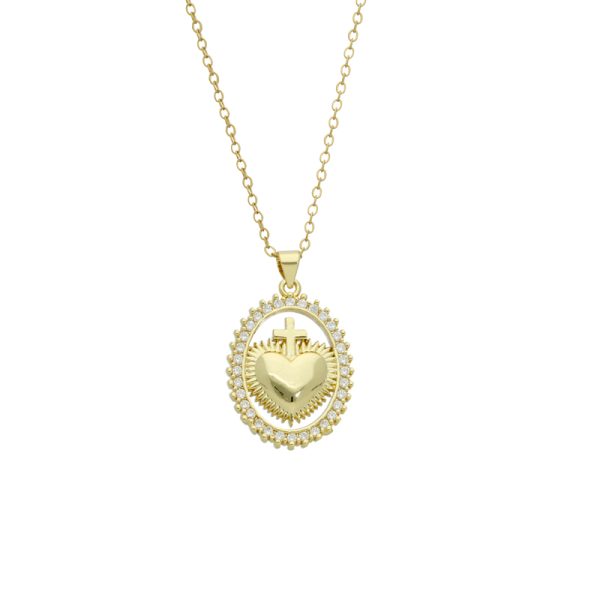 Collar Chapa de Oro y Acero