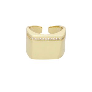 Anillo Chapa de Oro