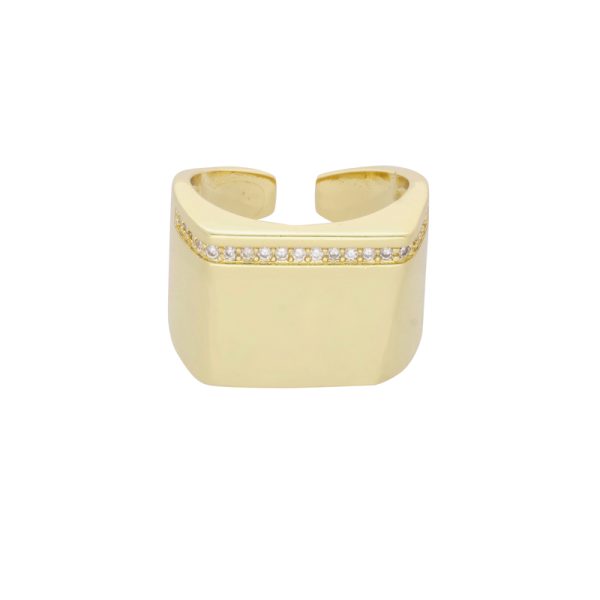 Anillo Chapa de Oro