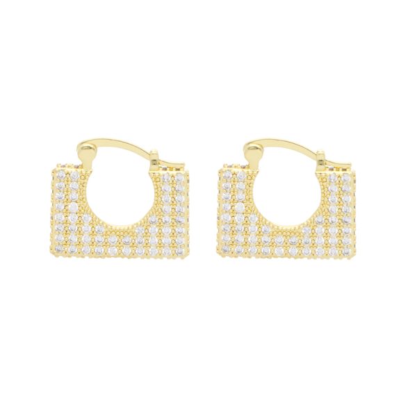Arete Chapa de Oro