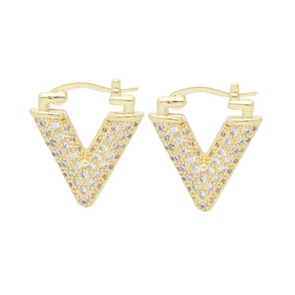 Arete Chapa de Oro