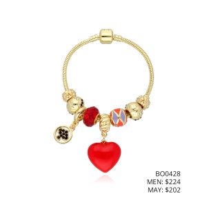 Pulsera Chapa de Oro