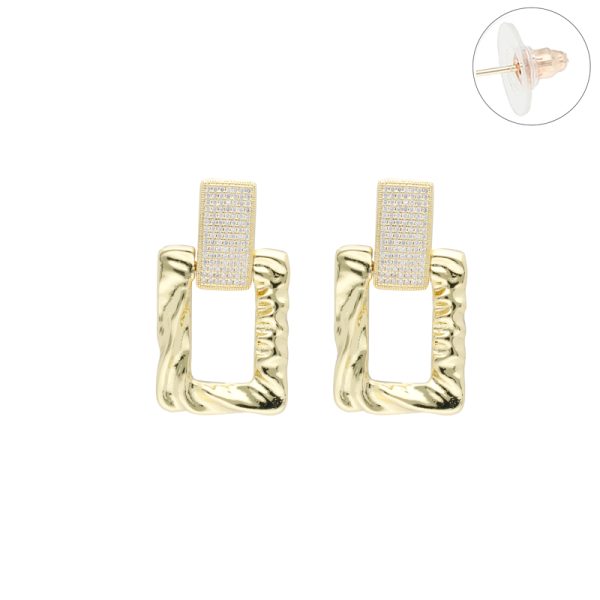 Arete Chapa de Oro