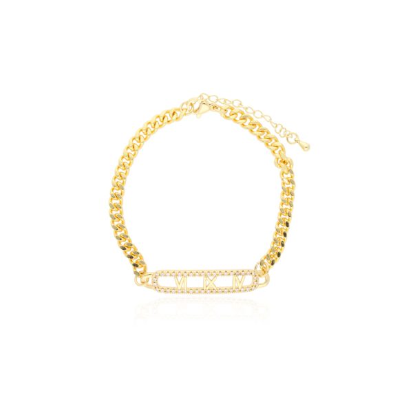 Pulsera Chapa de Oro