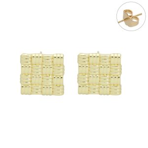 Arete Chapa de Oro