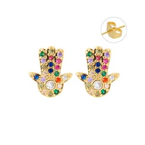 Arete Chapa de Oro