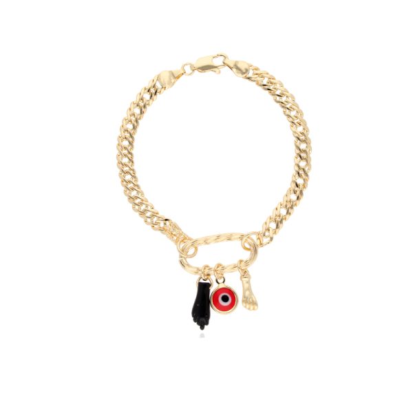 Pulsera Chapa de Oro