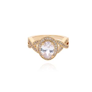 Anillo Chapa de Oro # 9
