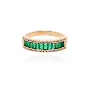 Anillo Chapa de Oro # 8