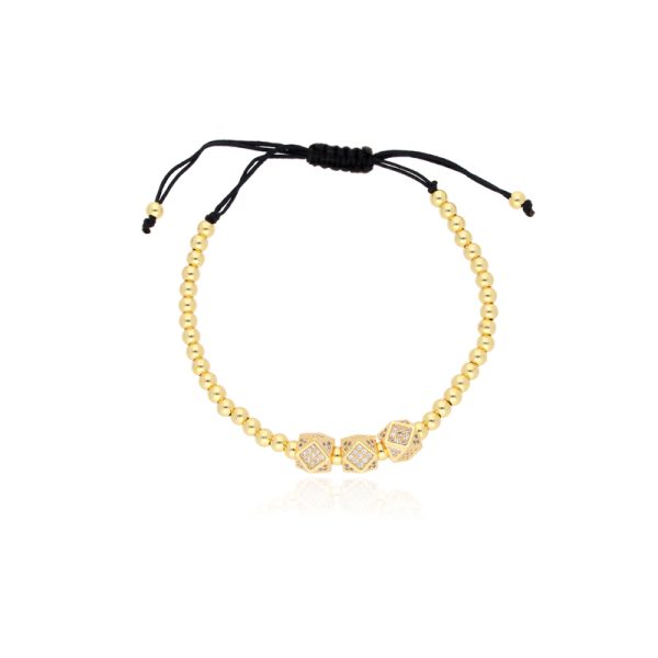 Pulsera Caballero Chapa de Oro