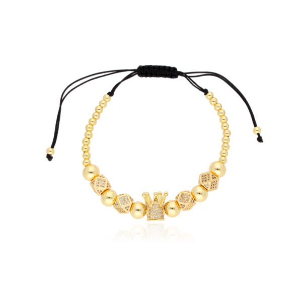 Pulsera Caballero Chapa de Oro