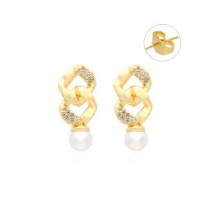 Arete Chapa de Oro