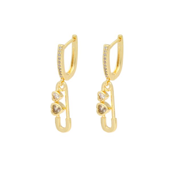 Arete Chapa de Oro