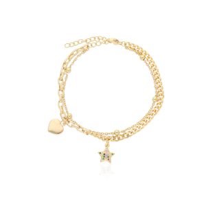 Pulsera Chapa de Oro y Acero