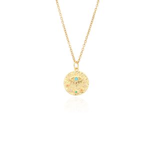 Collar Chapa de Oro y Acero
