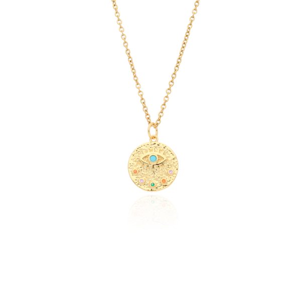 Collar Chapa de Oro y Acero