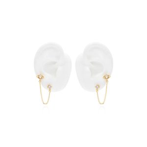 Arete Chapa de Oro