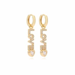 Arete Chapa de Oro