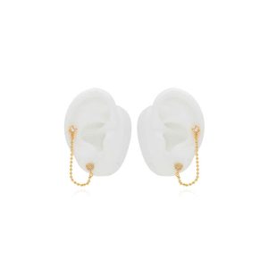 Arete Chapa de Oro