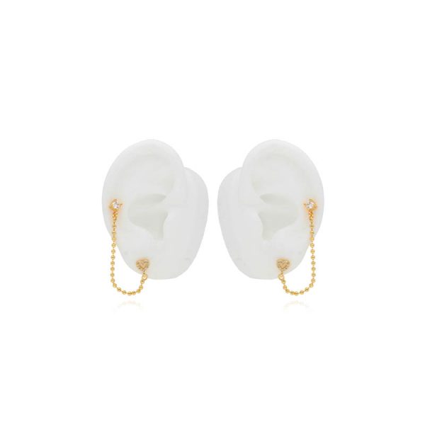 Arete Chapa de Oro