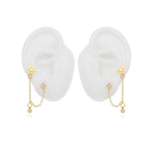 Arete Chapa de Oro