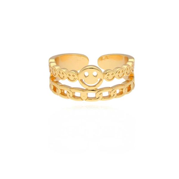 Anillo Chapa de Oro