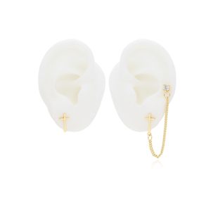 Arete Chapa de Oro