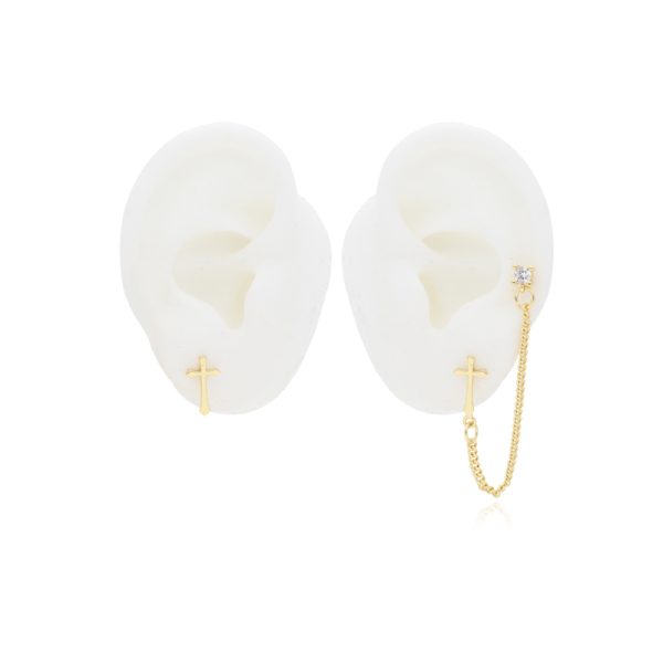 Arete Chapa de Oro