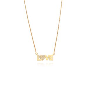Collar Chapa de oro