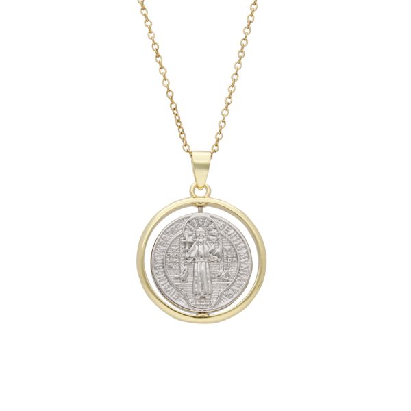 Collar Chapa de Oro y Acero