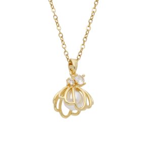 Collar Chapa de Oro y Acero